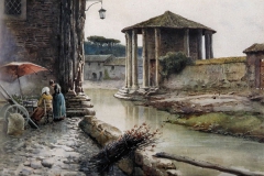 e-Nei-pressi-del-tempio-di-Vesta-dopo-linondazione-del-Tevere-a-Roma-1871