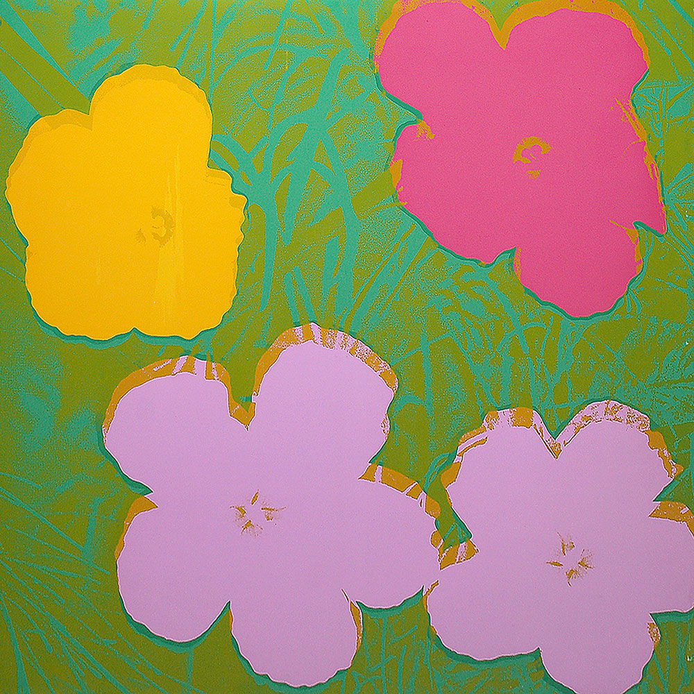 andy warhol flowers