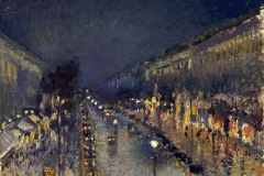 The Boulevard Montmartre at Night