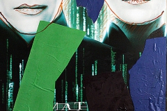 Mimmo-Rotella-Matrix-2003-collage-su-carta-applicata-su-tela