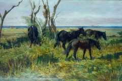 Fattori-G-Pastura-maremmana-Cavalli-al-pascolo_45